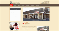 Desktop Screenshot of goodnaturehealthfoods.com